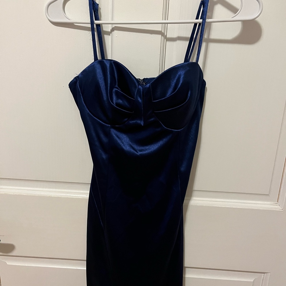 Windsor Elegant Navy Blue Dress
